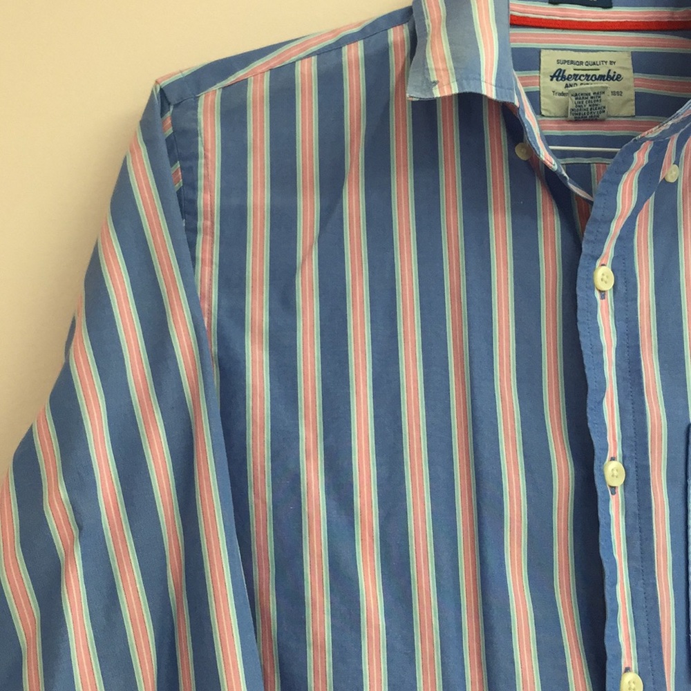 Abercrombie Men’s Button Down Shirt Muscle…